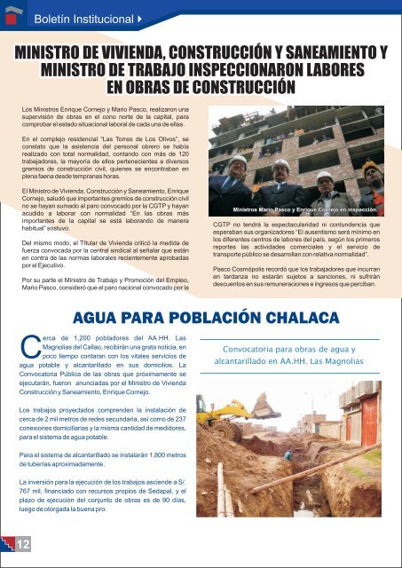 Boletin 10 Junio (OK) - Ministerio de Vivienda, Construcción y ...