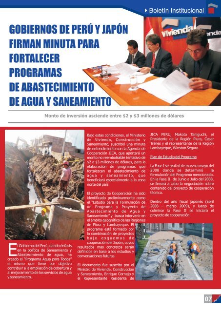 Boletin 10 Junio (OK) - Ministerio de Vivienda, Construcción y ...