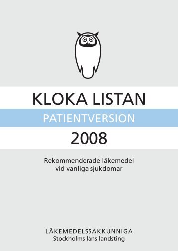 KLOKA LISTAN 2008