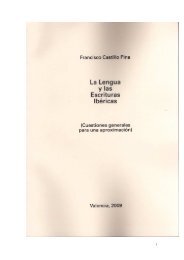 La Lengua y las escrituras ibéricas - www . erratiker . ch