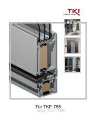 Tür TKI® 755 door TKI® 755 - TKI SYSTEM GMBH