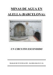 minas de agua en alella (barcelona): un circuito escondido