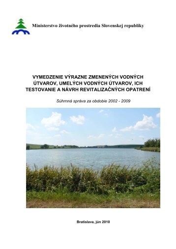 Ministerstvo - Výskumný ústav vodného hospodárstva