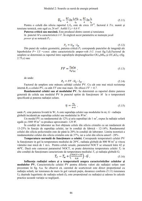 Modulul 2: Soarele ca sursă de energie primară 22 Modulul 2 ...