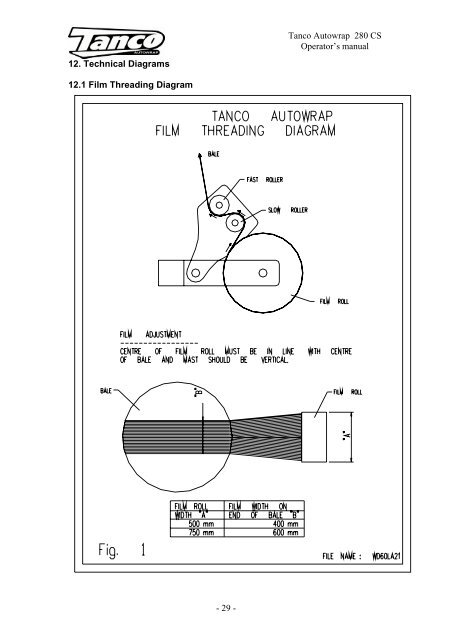 tanco autowrap 280 cs operators handbook wd66-280-m0207