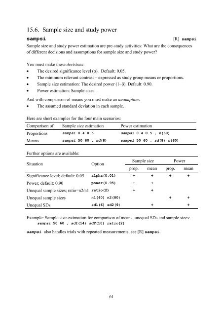 Introduction to Stata 8