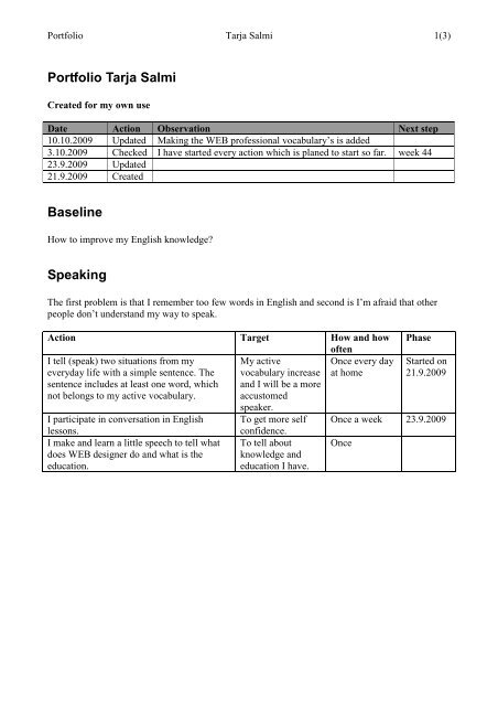 Portfolio Tarja Salmi Baseline Speaking - hs-st.fi