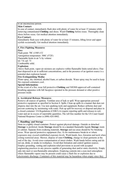 PARAFORMALDEHYDE Synonyms: Polyoxymethylene ... - USP