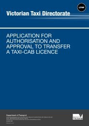 Application for authorisation and approval to transfer a taxi-cab ...