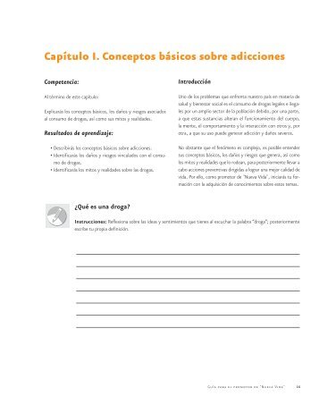 Capítulo I. Conceptos básicos sobre adicciones