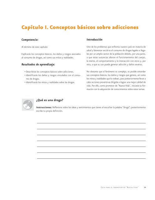 Capítulo I. Conceptos básicos sobre adicciones