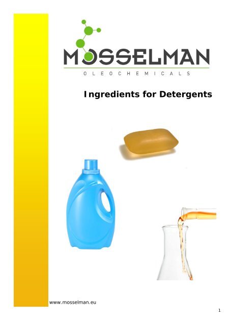 Mosselman - detergency