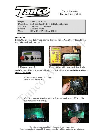 expert cont to Lykk harness.pdf 333KB Jun - Tanco Autowrap