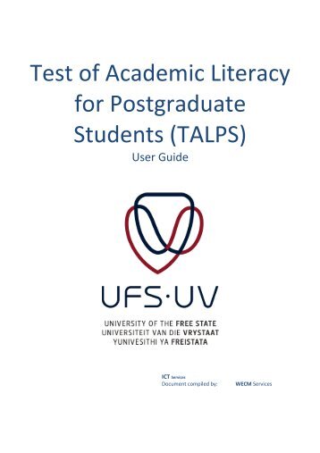 TALPS - User Guide