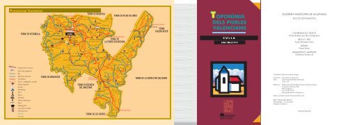 OPONÍMIA DELS POBLES VALENCIANS - Cuevas de castellón