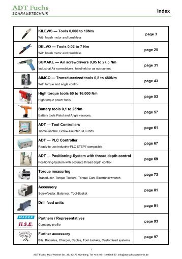 Accessory - Adt-Schraubtechnik