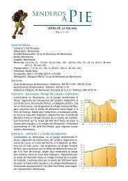 Descargar itinerario en formato PDF - Senderos de Alicante