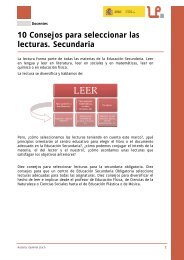 10 consejos para seleccionar las lecturas, Secundaria - Docentes