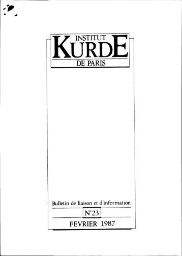 !N°231 - Institut kurde de Paris