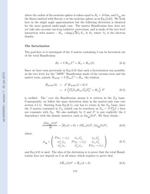 Etudes des proprietes des neutrinos dans les contextes ...