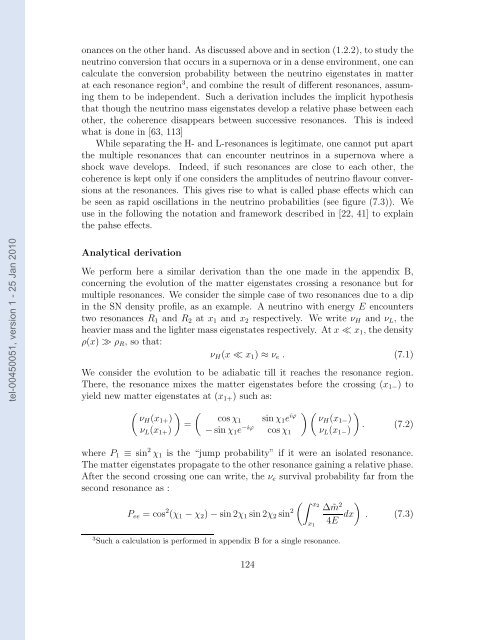 Etudes des proprietes des neutrinos dans les contextes ...