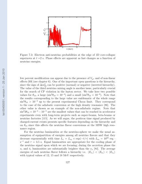 Etudes des proprietes des neutrinos dans les contextes ...