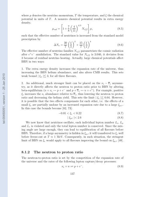 Etudes des proprietes des neutrinos dans les contextes ...