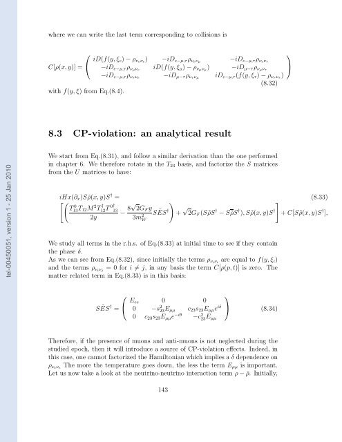 Etudes des proprietes des neutrinos dans les contextes ...