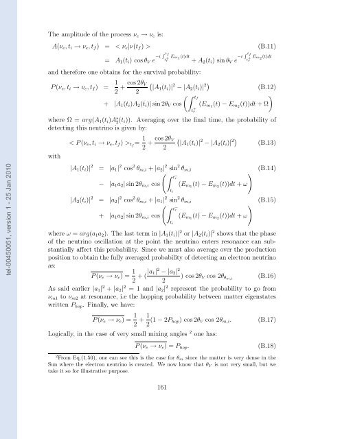 Etudes des proprietes des neutrinos dans les contextes ...