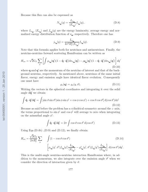 Etudes des proprietes des neutrinos dans les contextes ...