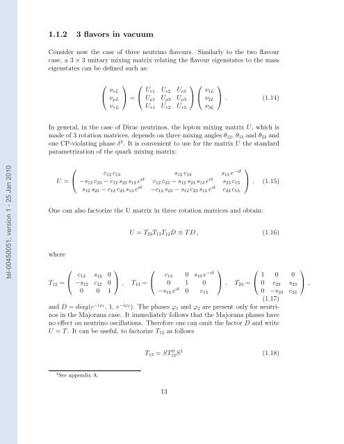 Etudes des proprietes des neutrinos dans les contextes ...