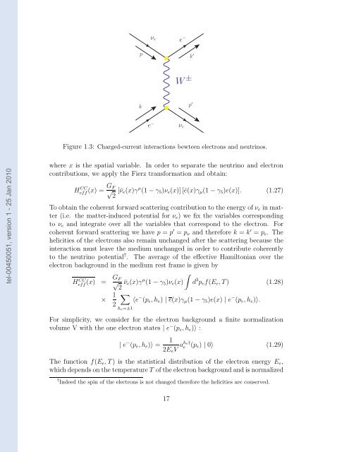 Etudes des proprietes des neutrinos dans les contextes ...