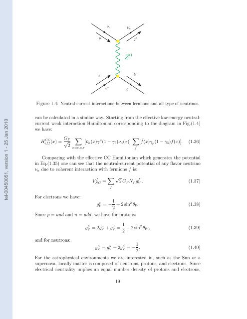 Etudes des proprietes des neutrinos dans les contextes ...