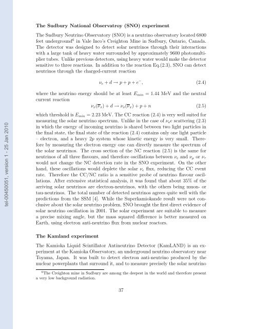 Etudes des proprietes des neutrinos dans les contextes ...