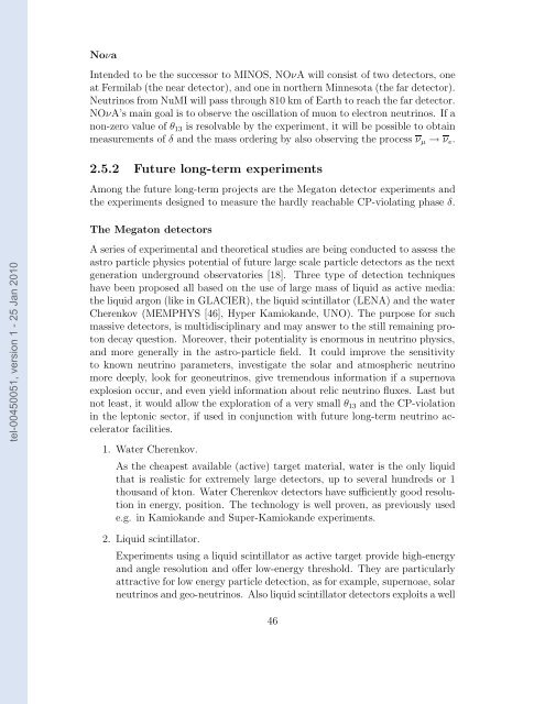 Etudes des proprietes des neutrinos dans les contextes ...