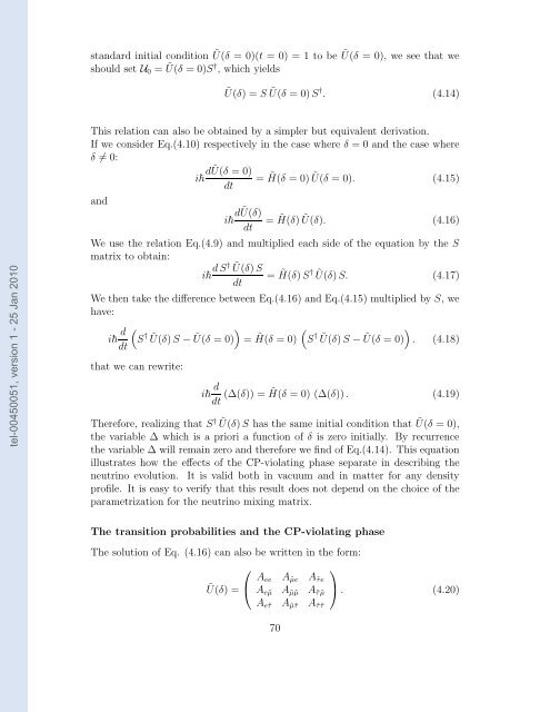 Etudes des proprietes des neutrinos dans les contextes ...