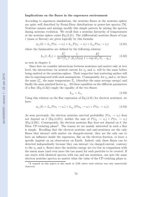 Etudes des proprietes des neutrinos dans les contextes ...