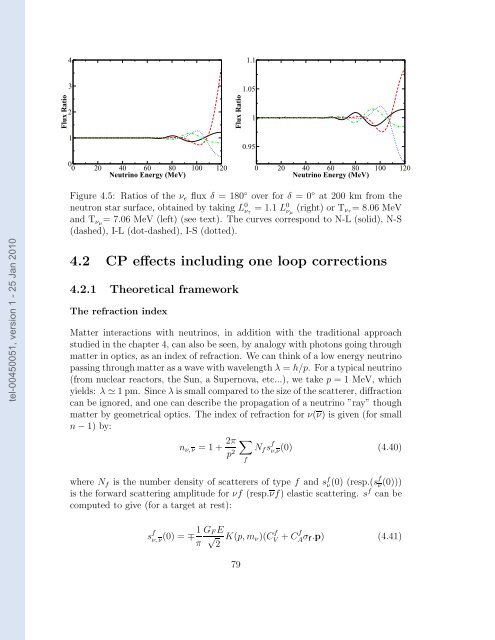 Etudes des proprietes des neutrinos dans les contextes ...