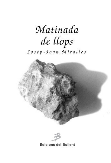 Matinada de llops - Edicions del Bullent