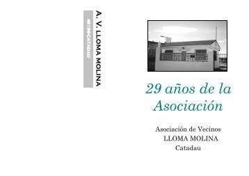 29 años de Lloma Molina - Geoscopio
