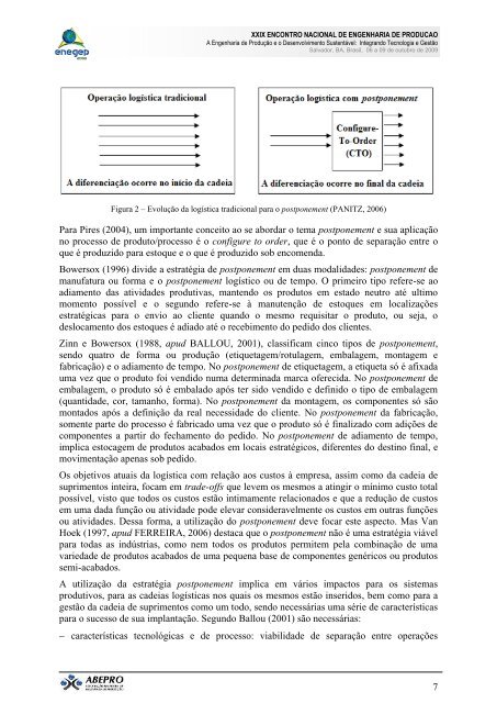 impactos da utilização da estratégia logística de ... - Abepro