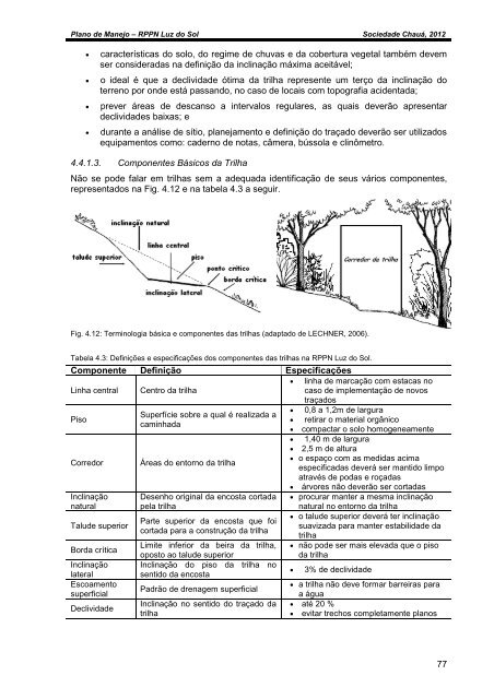 Plano de Manejo - Instituto Ambiental do Paraná