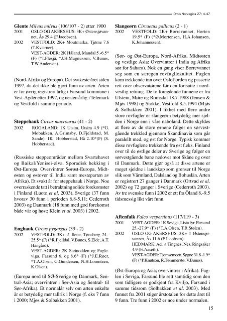 ON 1-04.indd - Norsk Ornitologisk Forening