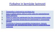 Fizikalne in kemijske lastnosti