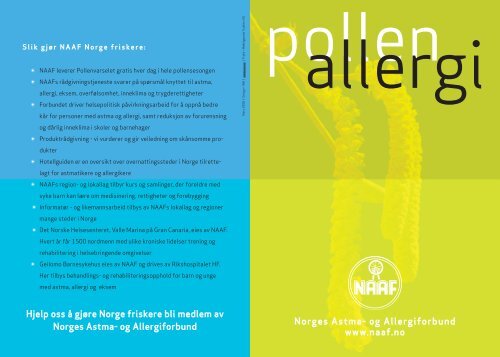 Pollenallergi - Norges Astma- og Allergiforbund