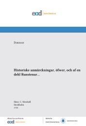 Dijkman_Petter_Historiske anmärckningar....pdf - EoD