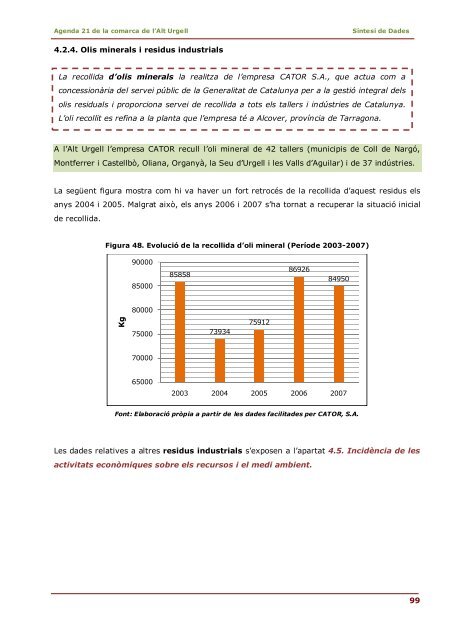 AGENDA 21 DE LA COMARCA DE L'ALT URGELL - Consell ...