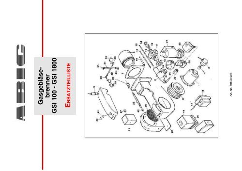 A rt.-N r. 6 9 5 -0 3 - ABIC Brennertechnik Gmbh