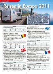 Acv-Profil Reisen in Europa