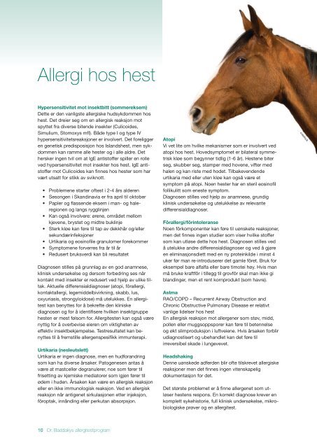 Allergitestpr Heska - Dr. Baddaky AS